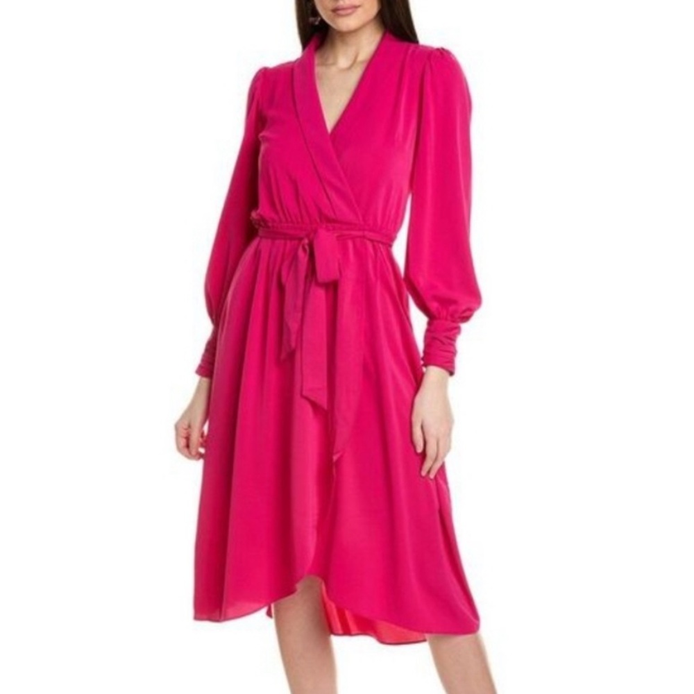 Julia Jordan Elegant Pink Long Sleeve Dress